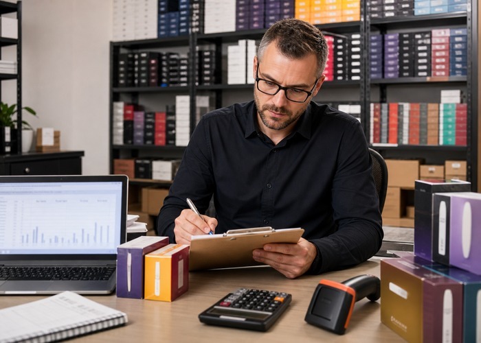 Disposable Vape Daily Shelf Gap Report for Retail Managers workbench checklist scene